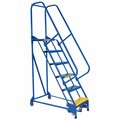 Vestil 90 H Steel PW Ladder, Perforated, 6 Step, 6 Steps LAD-PW-18-6-P